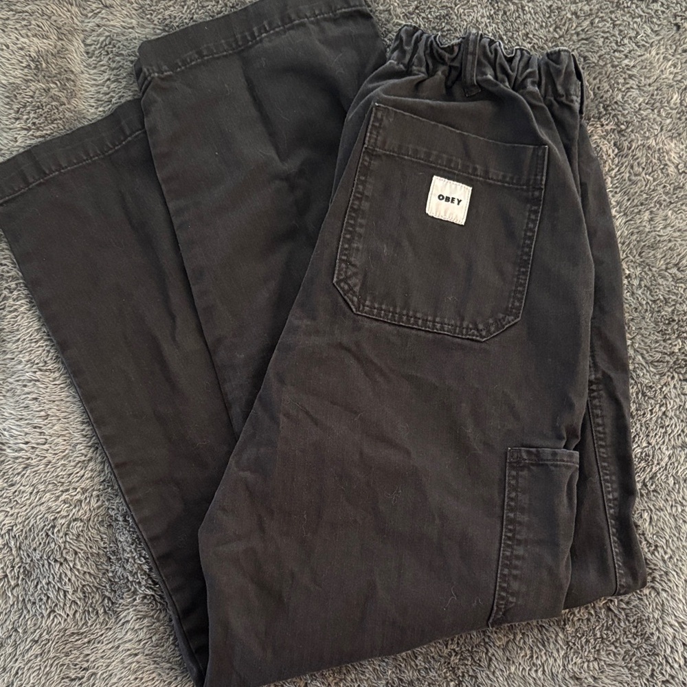 Obey Black Cargo Pants